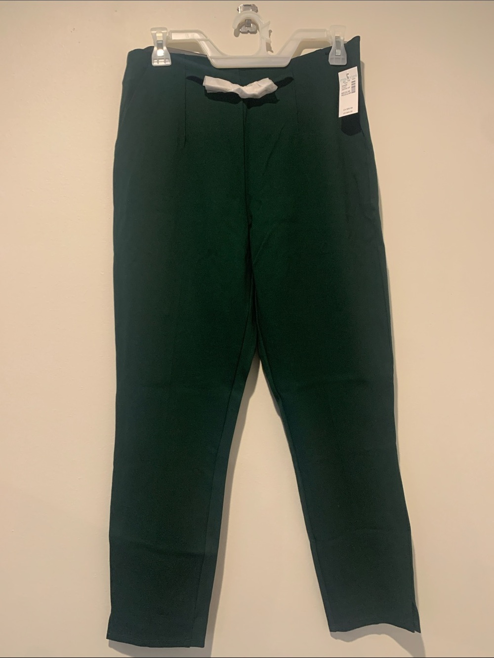 Maurices women’s Dark Green Skinny Tapered Dress Pants